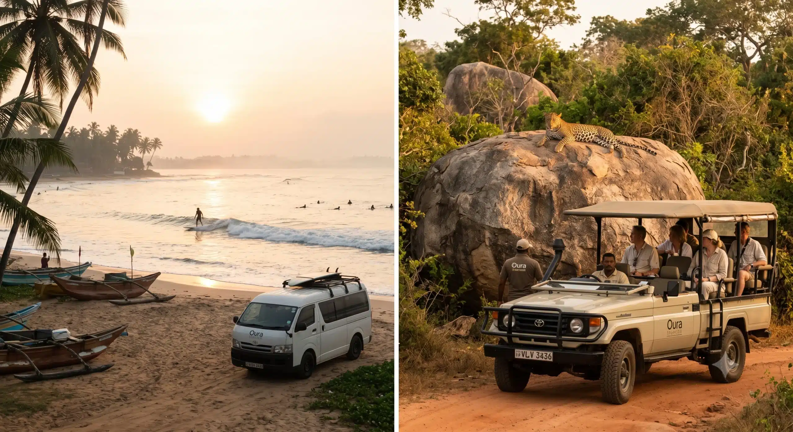Sri Lanka surf and wildlife safari itinerary