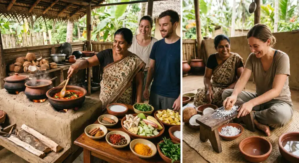 traditional sri lankan cooking class weligama